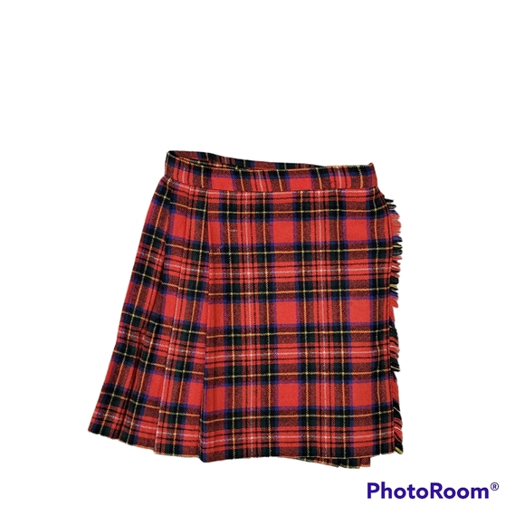 Tartan plaid wrap skirt - Picture 2 of 3